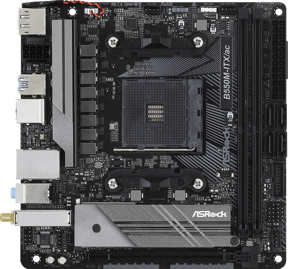 Материнська плата ASRock B550M-ITX/ac (343045) - фото 2
