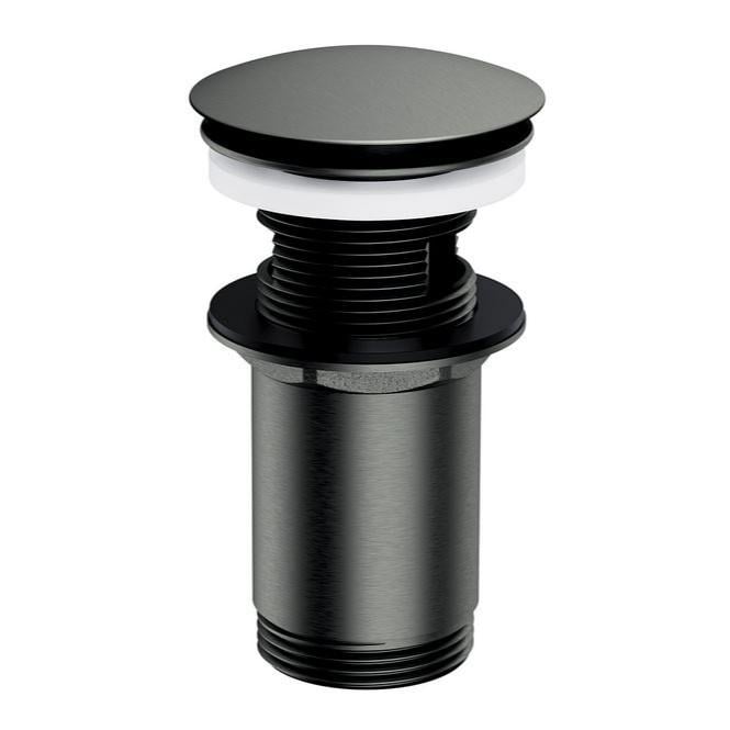 Клапан донный Omnires 1 1/4″ для раковины Черный матовый (A706GR)