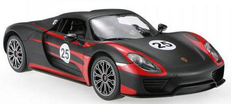 Машинка детская на радиоуправлении Rastar Porsche 918 Spyder 1:14 Черный (454.00.24) - фото 3