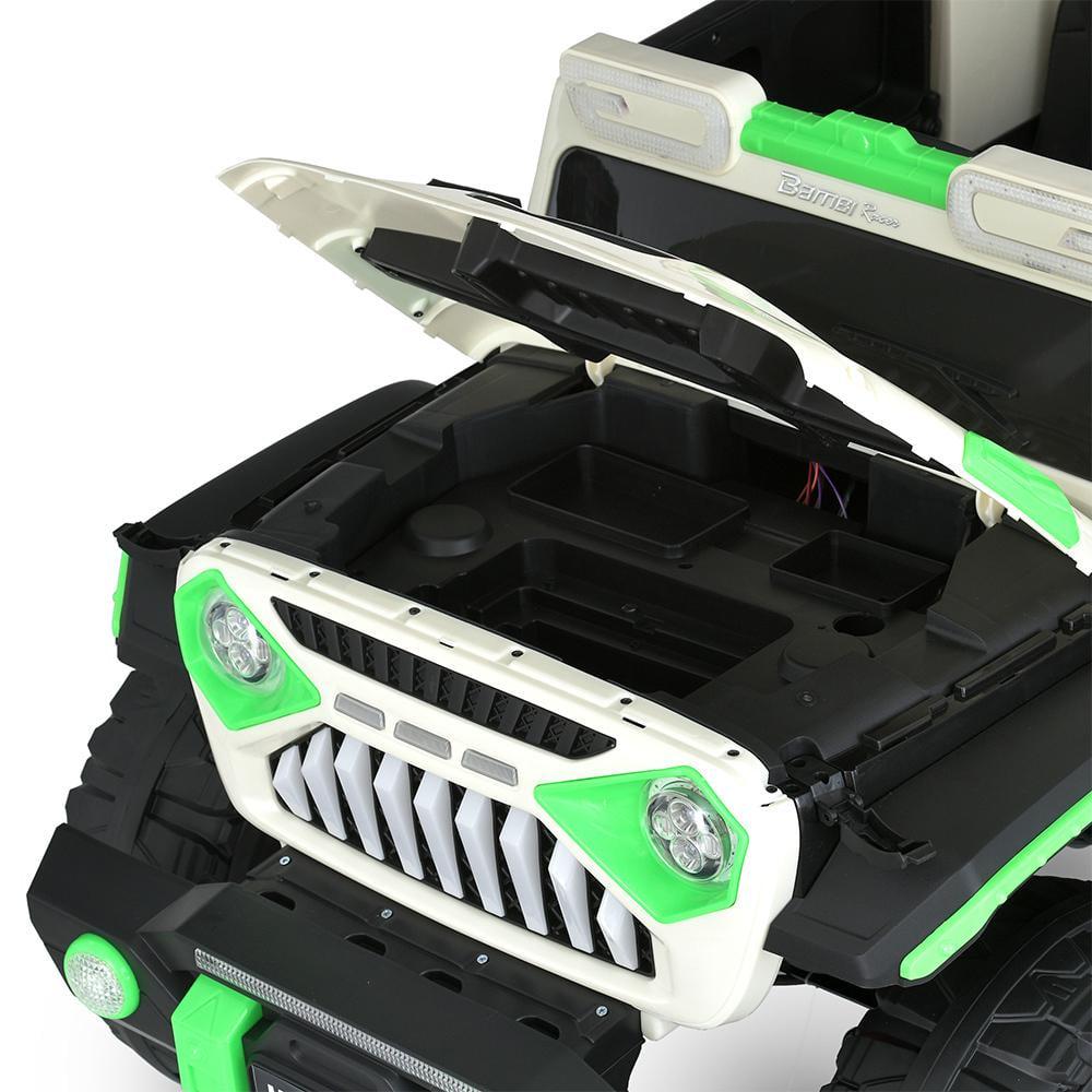 Дитячий електромобіль Bambi джип M 5845EBLR Білий - фото 9