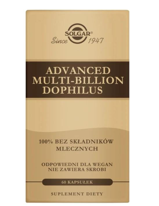 Пищевая добавка Solgar Advanced Multi-Billion Dophilus 60 капсул (0625)