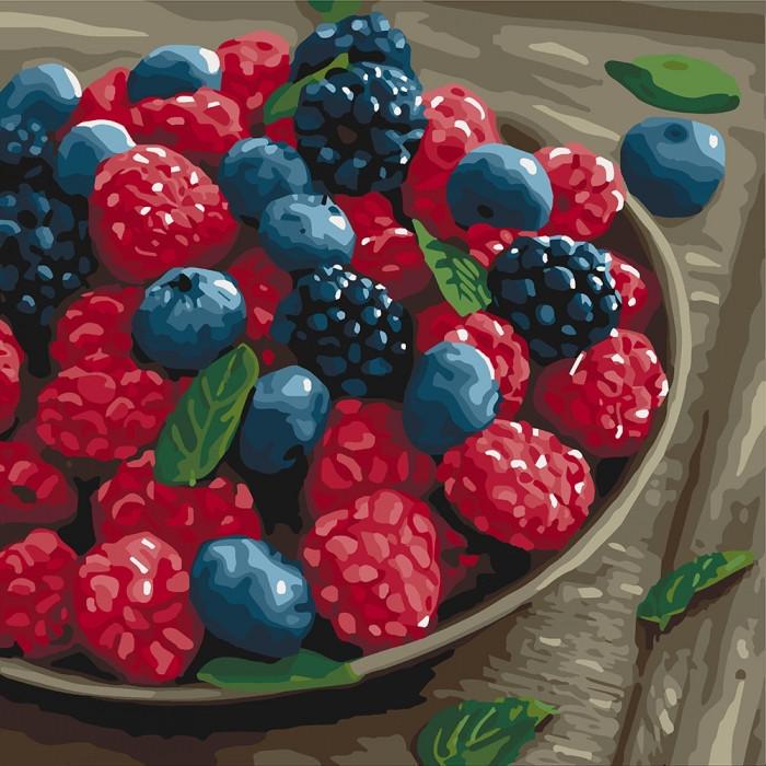 Картина по номерам Идейка Дары лета 40x40 см (skl-КНО5564)