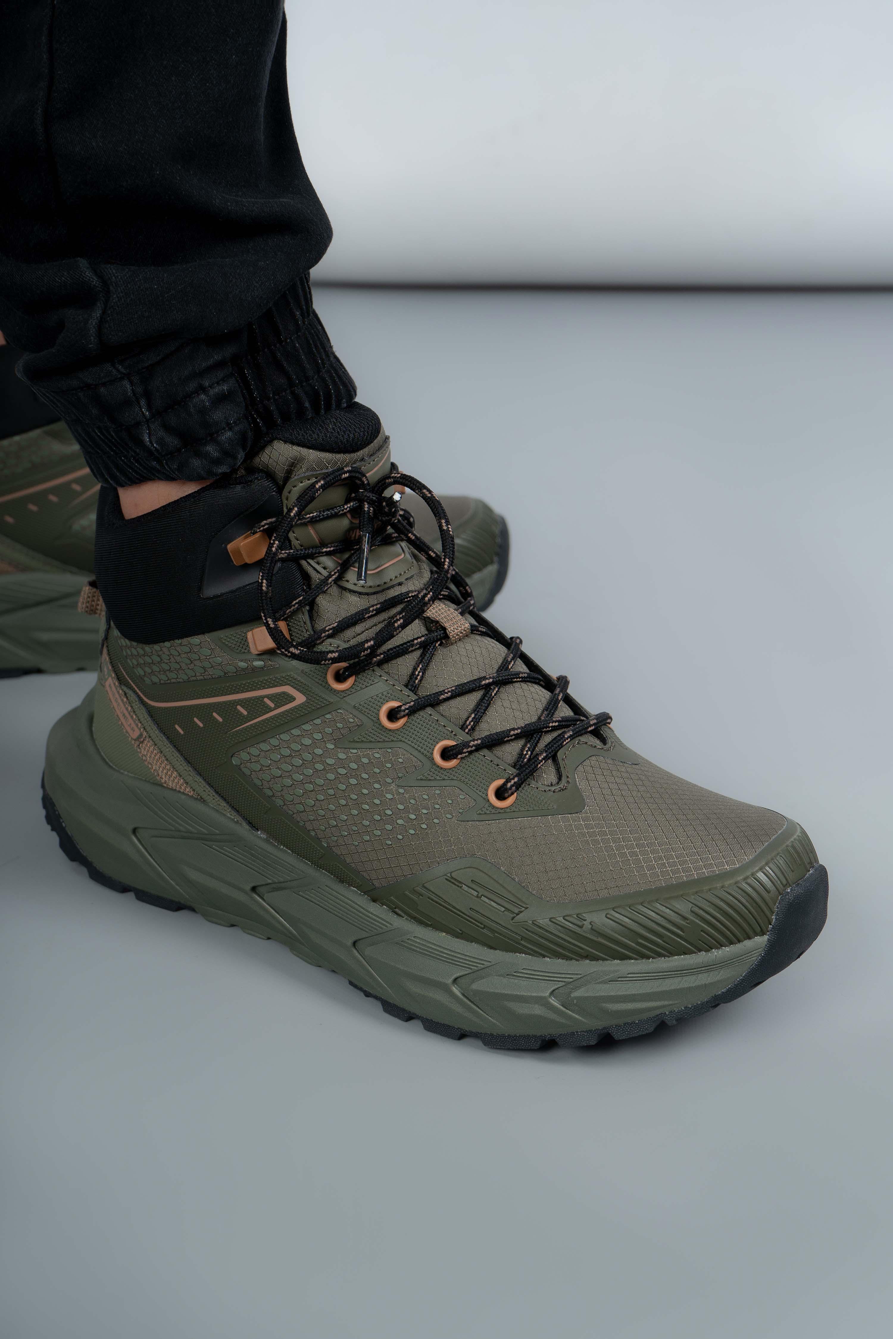 Кроссовки мужские высокие Where Uwear WUW6034M-KHAKI р. 45 Хаки (346674_45)