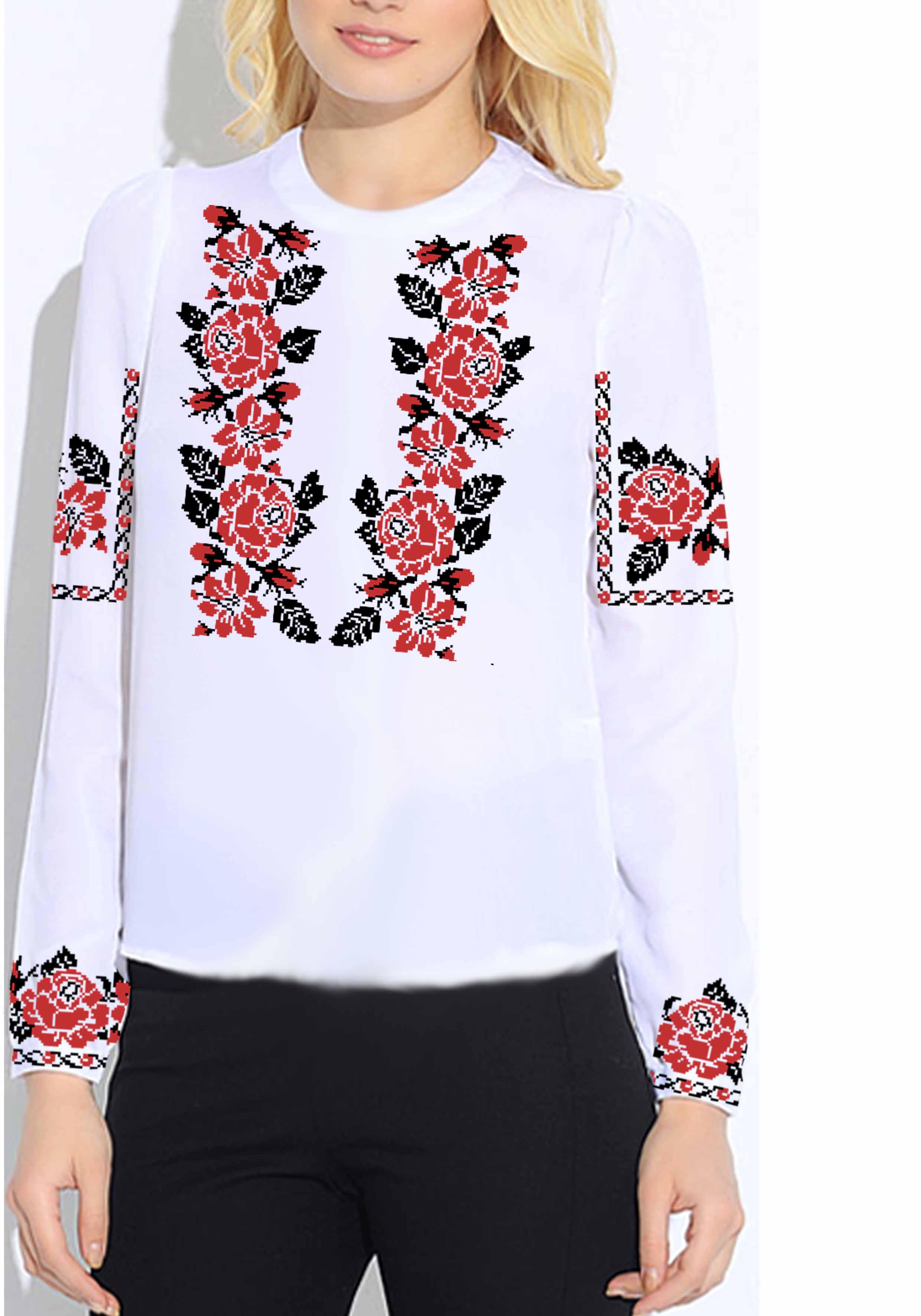 Заготовка для вишивки нитками або бісером сорочка СЖ-55 домоткане полотно Заготовка для вишивки нитками або бісером сорочка СЖ-55 домоткане полотно