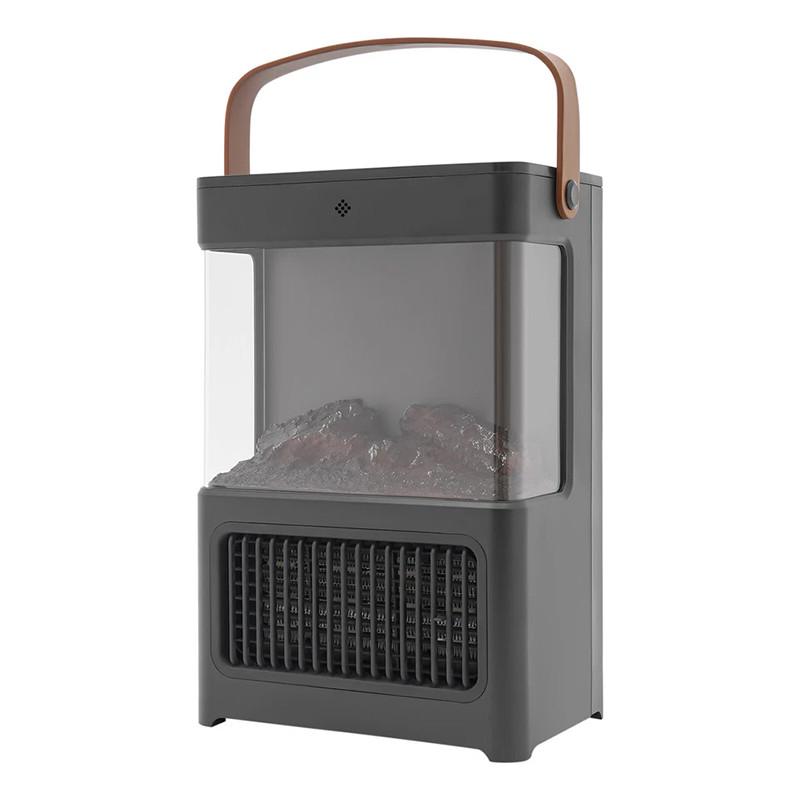 Тепловентилятор керамічний Lesko YND-BL-02 Flame з пультом/3D-ефект каміна (31160152) - фото 4 Тепловентилятор керамічний Lesko YND-BL-02 Flame з пультом/3D-ефект каміна (31160152) - фото 4