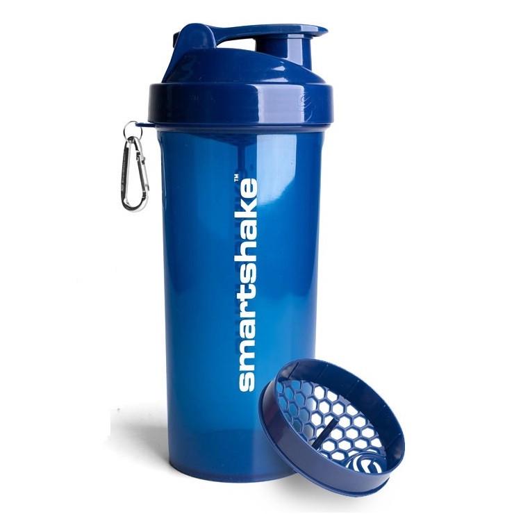 Шейкер спортивный Smartshake Lite 1000 ml Glossy/Navy Blue - фото 2