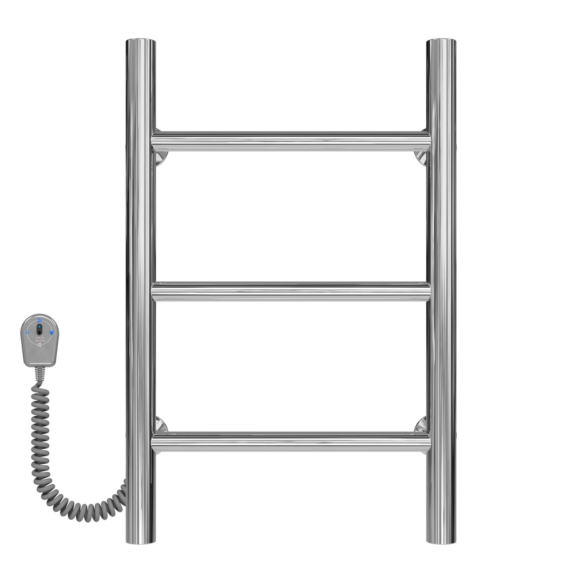 Полотенцесушитель электрический Deffi Орион П3 EF16 левое подключение нержавеющая сталь 200х500 мм Хром (C.OR.50.20.3.E.C.L.5)