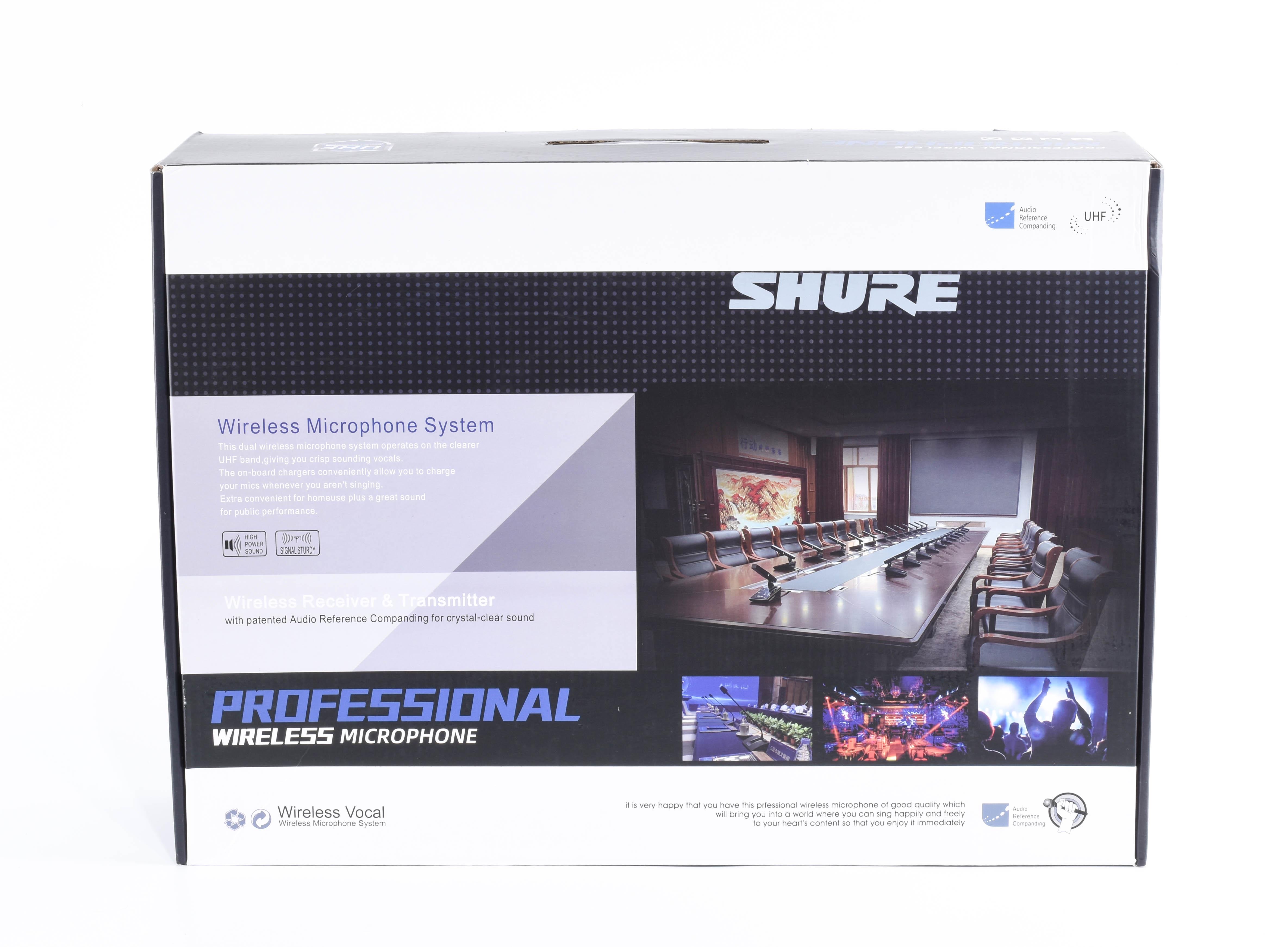 Кафедральна конференц-радіосистема SHURE AD4Q з вбудованими акумуляторами 4-канальна (0023) - фото 4 Кафедральна конференц-радіосистема SHURE AD4Q з вбудованими акумуляторами 4-канальна (0023) - фото 4