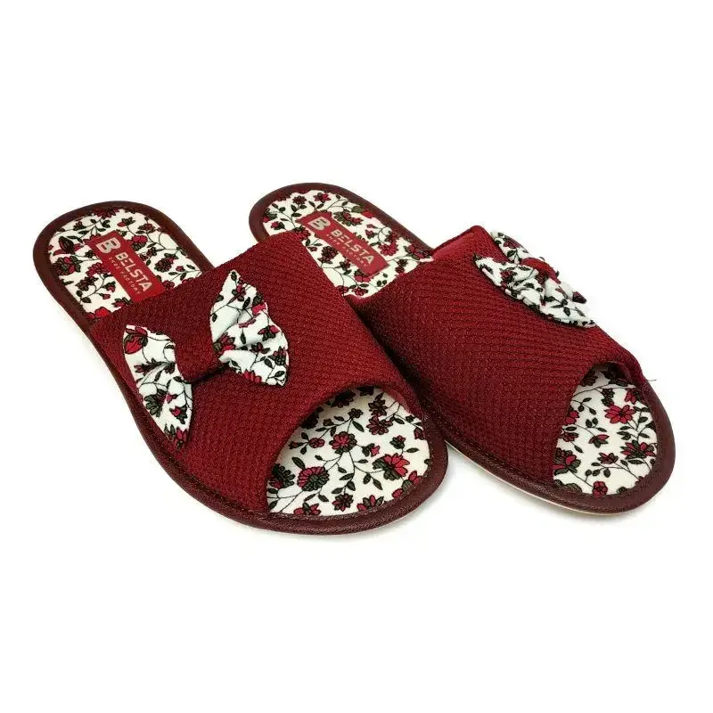 Тапочки домашние БЕЛСТА женские 23,5-24 см р. 37 Бордовый (87-12-37)