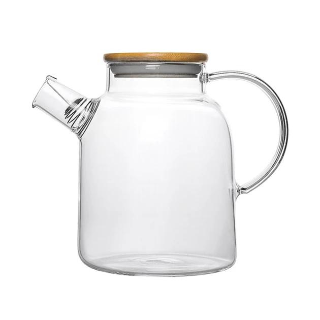 Заварочный чайник Wilmax Thermo с фильтром-спиралью с бамбуковой крышкой 1600 мл (WL-888811) - фото 1 Заварочный чайник Wilmax Thermo с фильтром-спиралью с бамбуковой крышкой 1600 мл (WL-888811) - фото 1