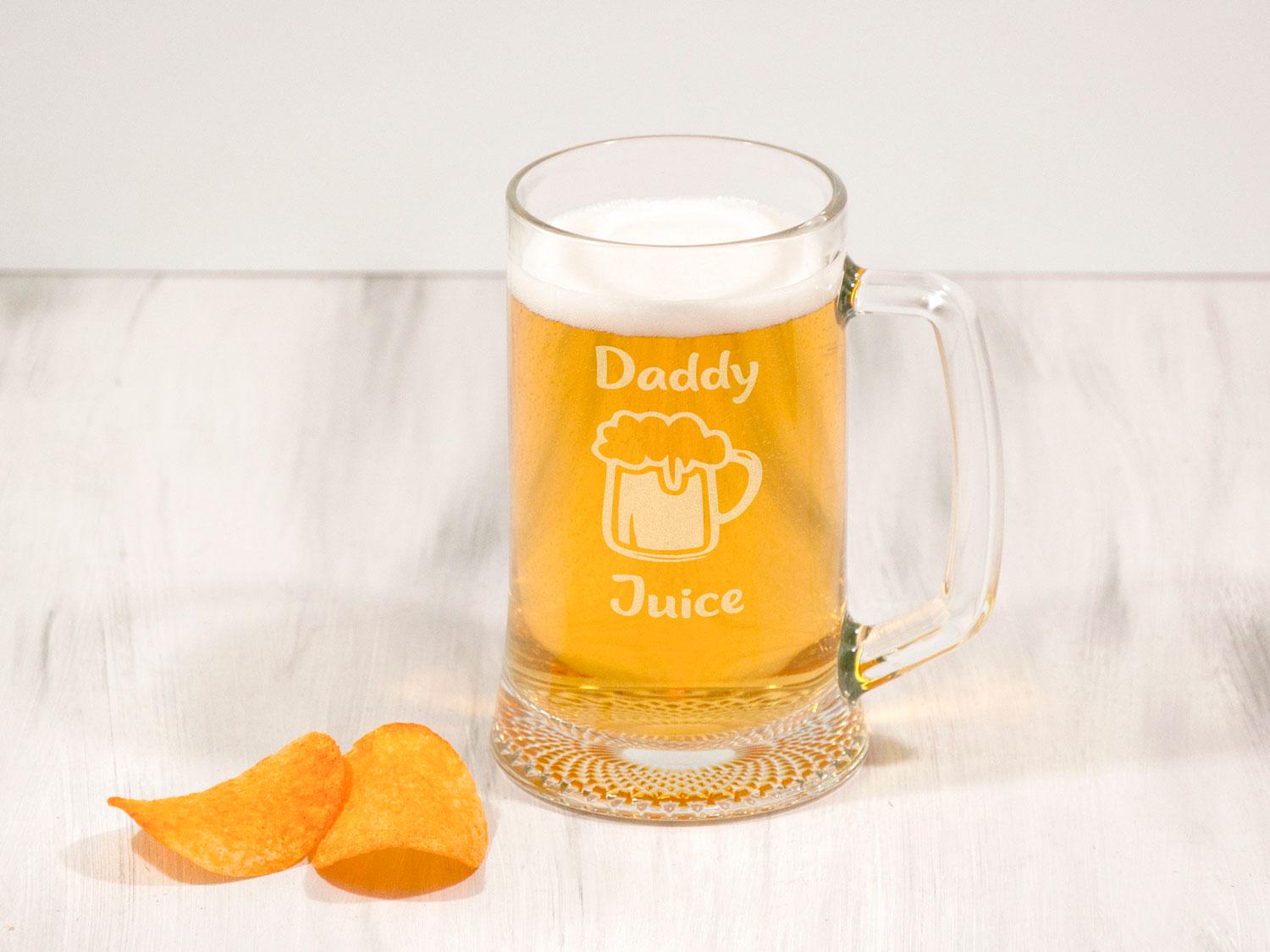 Бокал для пива Woodpresent Daddy juice