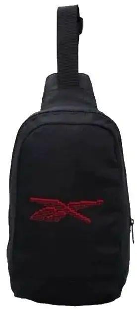 Сумка жіноча Reebok Mono Strap нагрудна Чорний (SHF8412 black)