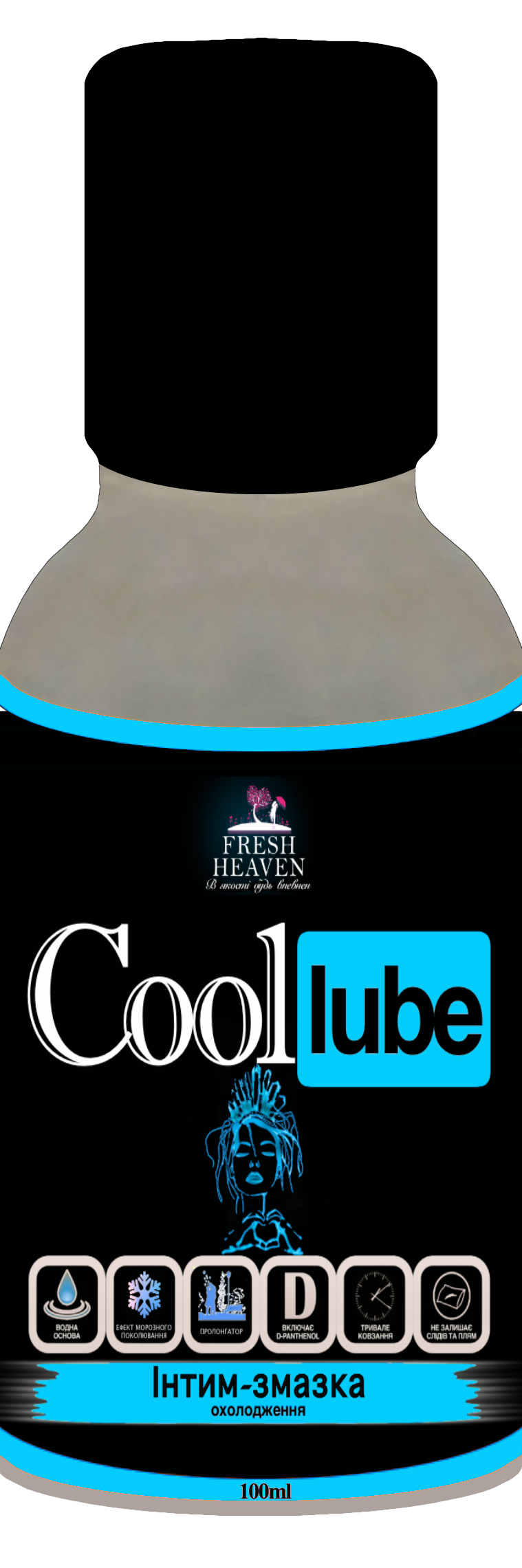 Інтим-змазка охолоджуюча Fresh Heaven Cool Lube Travel 100 мл (21800025)