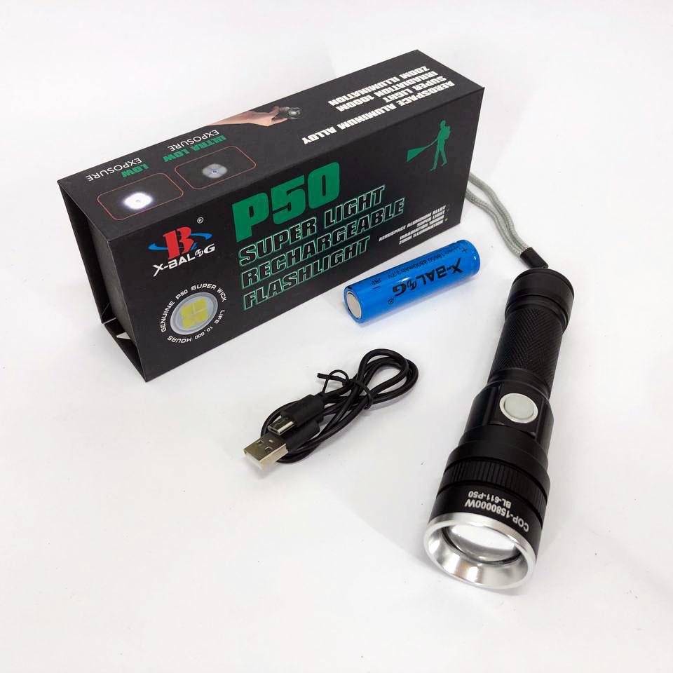 Фонарь аккумуляторный Bailong (BL 611-P50) - фото 4 Фонарь аккумуляторный Bailong (BL 611-P50) - фото 4