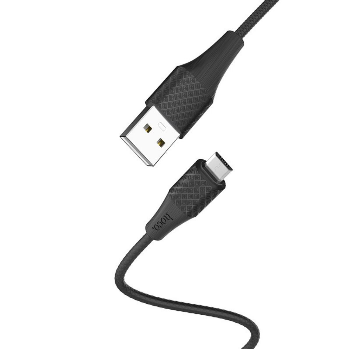 Кабель Hoco X32 Excellent charging data for Micro USB Black - фото 1