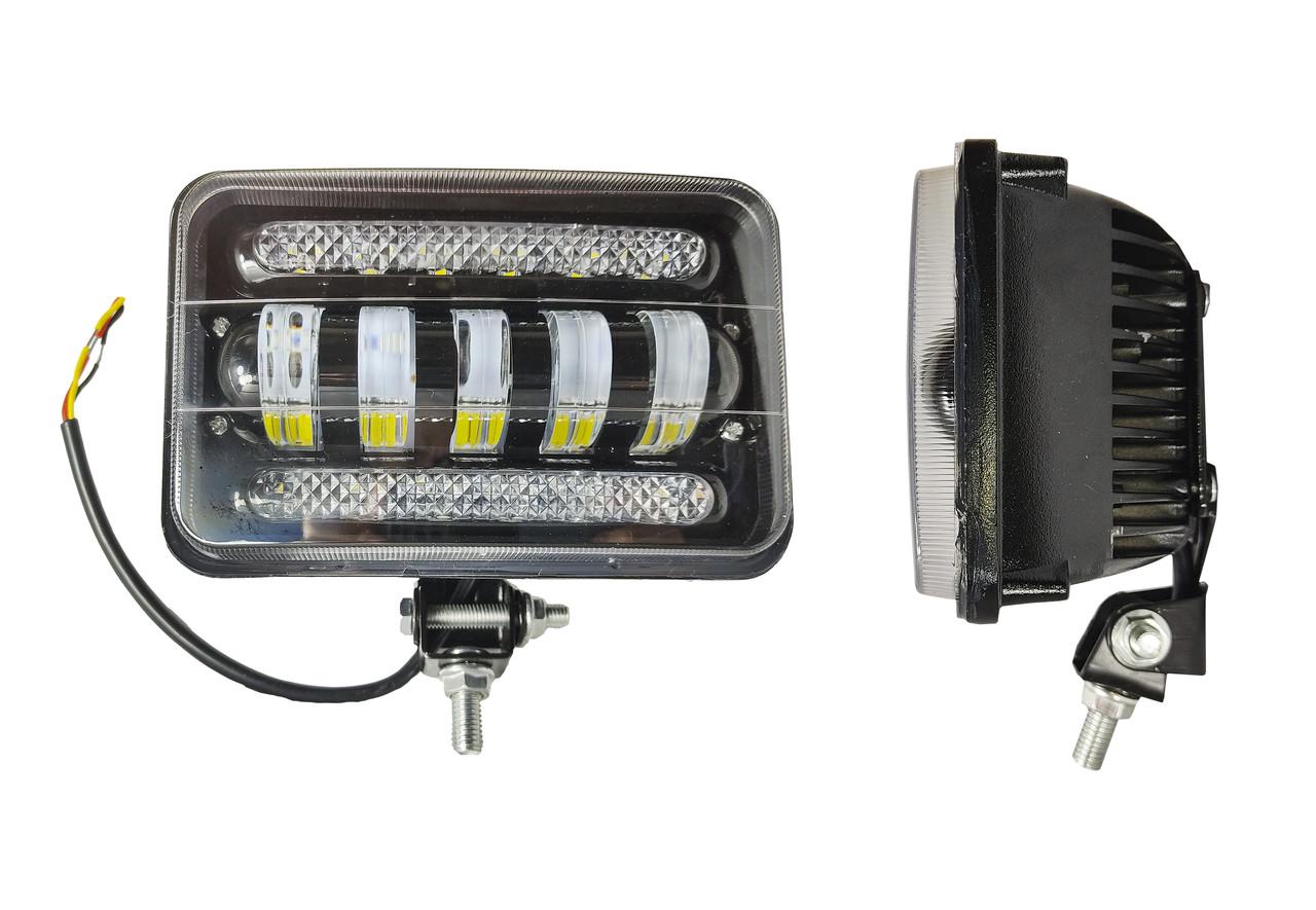 Комплект LED фар c ДХО 2 в 1 50W c светотеневой границей 12-24В - фото 3 Комплект LED фар c ДХО 2 в 1 50W c светотеневой границей 12-24В - фото 3