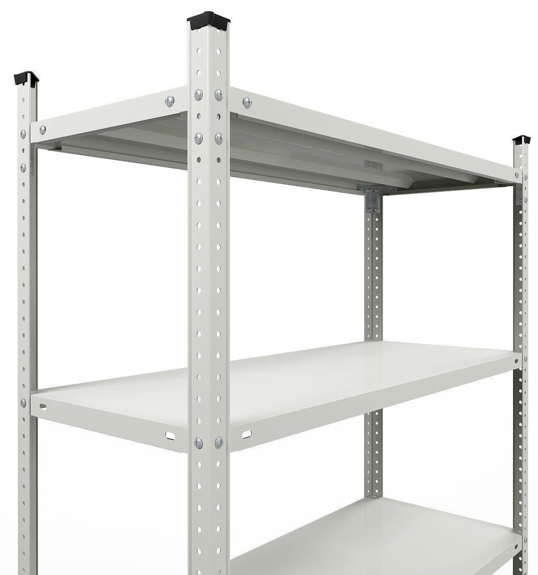 Стелаж Меткас Атлант КС 150 кг/полицю 5 полиць металевий 2000x1200x400 мм (2511852289) - фото 3 Стелаж Меткас Атлант КС 150 кг/полицю 5 полиць металевий 2000x1200x400 мм (2511852289) - фото 3