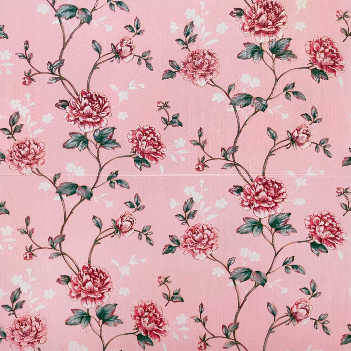 3D-панель Sticker Wall SW-00000763 самоклеящаяся 700x700x5 мм Розовый (991943177)