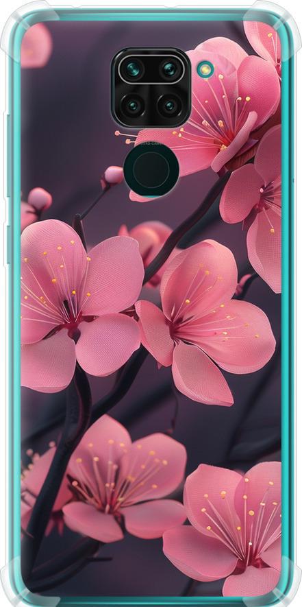 Чехол на Xiaomi Redmi Note 9 Пурпурная сакура (6075sp-2017-42517) Чехол на Xiaomi Redmi Note 9 Пурпурная сакура (6075sp-2017-42517)