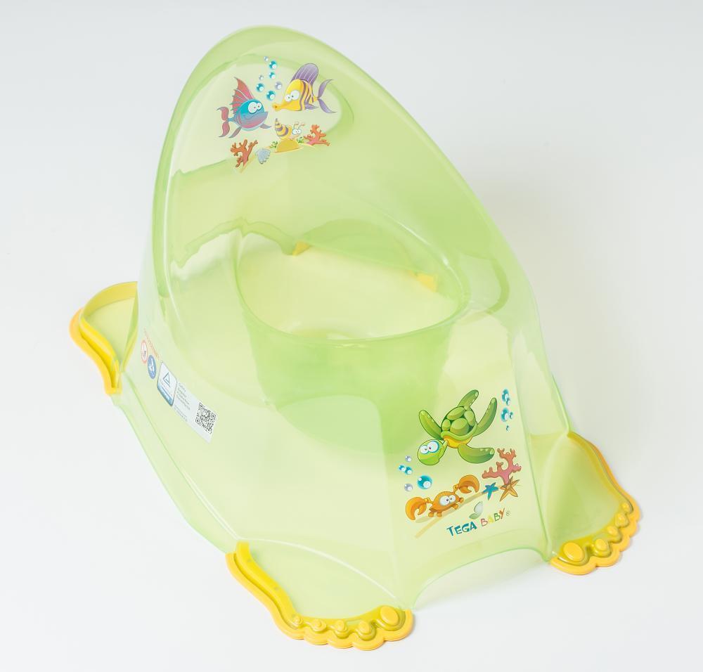 Горшок Tega Baby Аква с противоскользящей резиной Зеленый (5902963006271 AQ-007-116) Горшок Tega Baby Аква с противоскользящей резиной Зеленый (5902963006271 AQ-007-116)