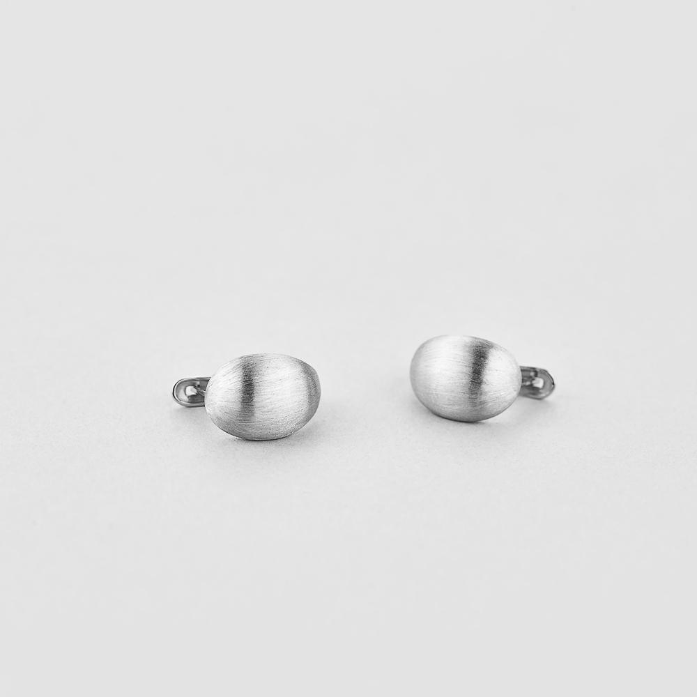 Серебряные серьги Minimal Лепестки (3123)