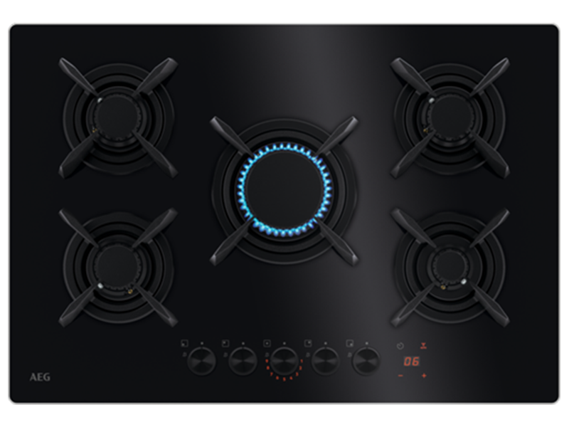 Варочная поверхность AEG-HKB75453NB Hob2Hood