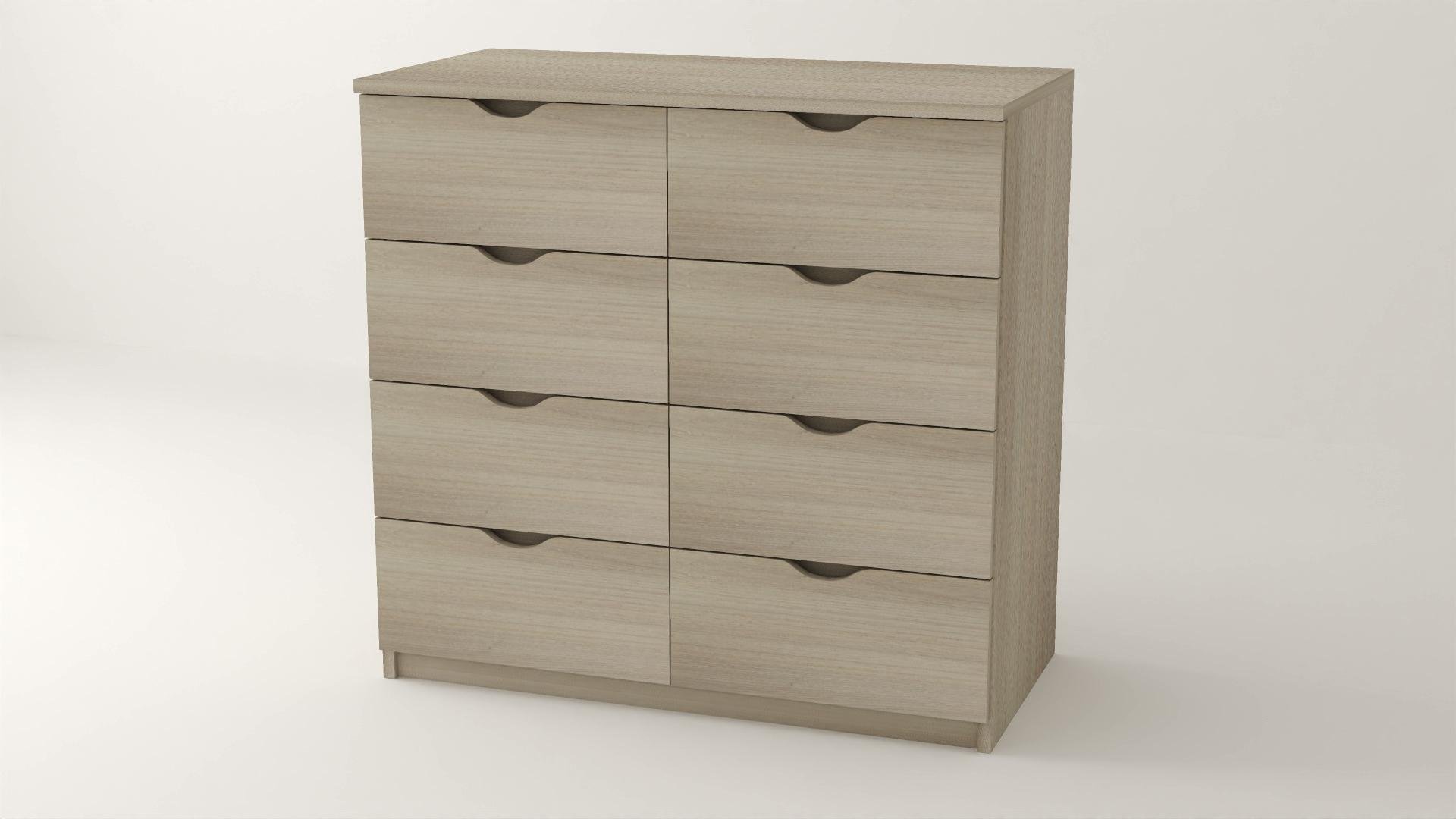 Комод Алекса ВК-39 95х45х87 см Дуб шамоні світлий