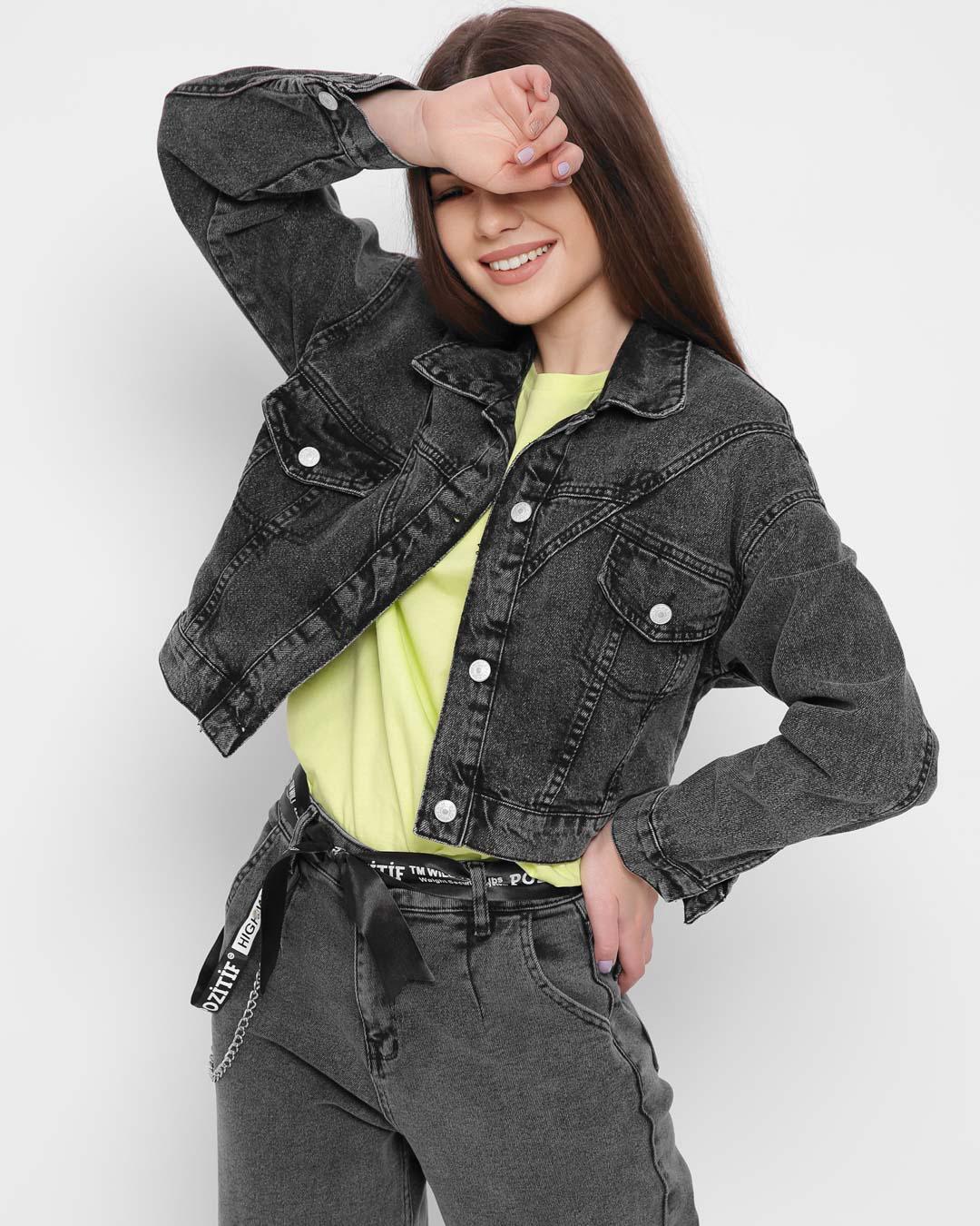 Куртка джинсовая Levure-31859-29 M Графитовый (2000002404057)