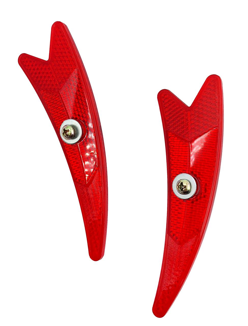 Катафоти на шпиці колеса велосипеда Червоний (G0001051)