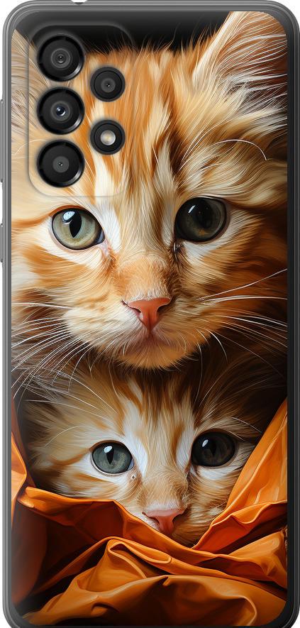 Чехол на Samsung Galaxy A33 5G A336B Котики 2 (5664u-2584-42517)