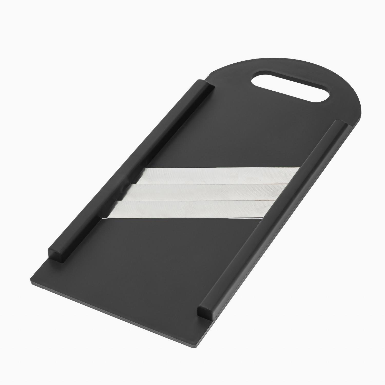 Шинковка для капусты и нарезки овощей/фруктов ручная пластиковая 3 лезвия 16,5х39 см Черный (86939) - фото 4 Шинковка для капусты и нарезки овощей/фруктов ручная пластиковая 3 лезвия 16,5х39 см Черный (86939) - фото 4