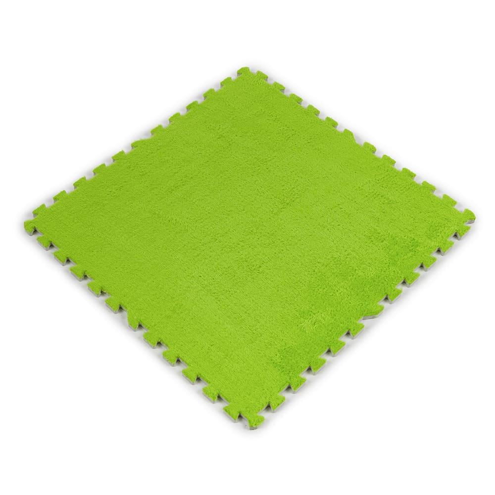Коврик-пазл плюшевый Sticker Wall SW-00002095 60х60х1 см Салатовый (29661354)
