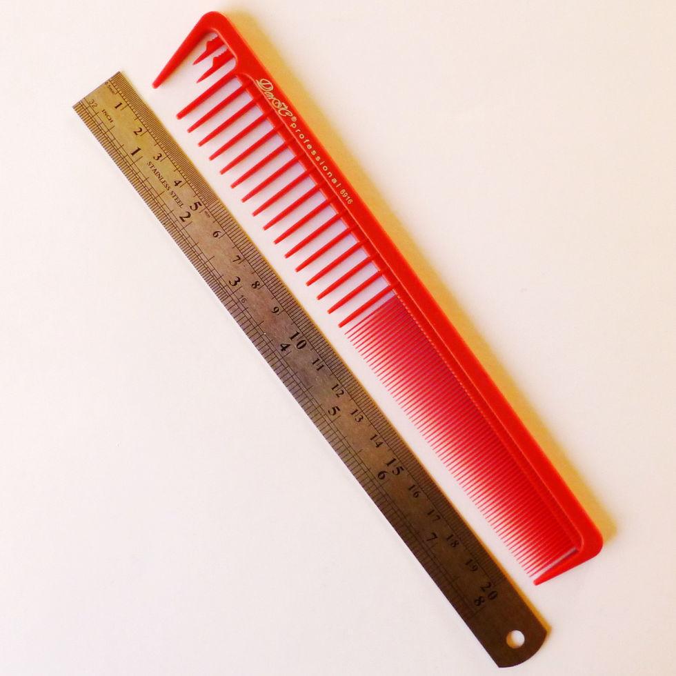 Гребінець карбон ДенІС professional 8916 Red (1453070593) - фото 10