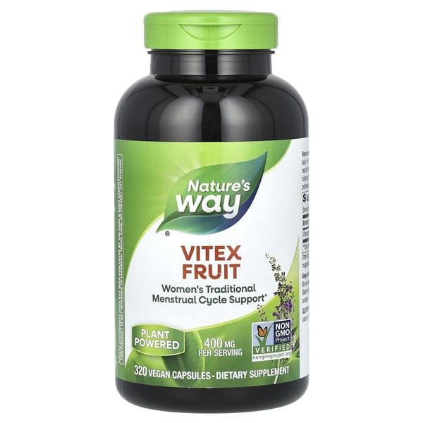 Вітекс Nature's Way Vitex Fruit 400 мг 320 Veg Caps (NWY-11923)