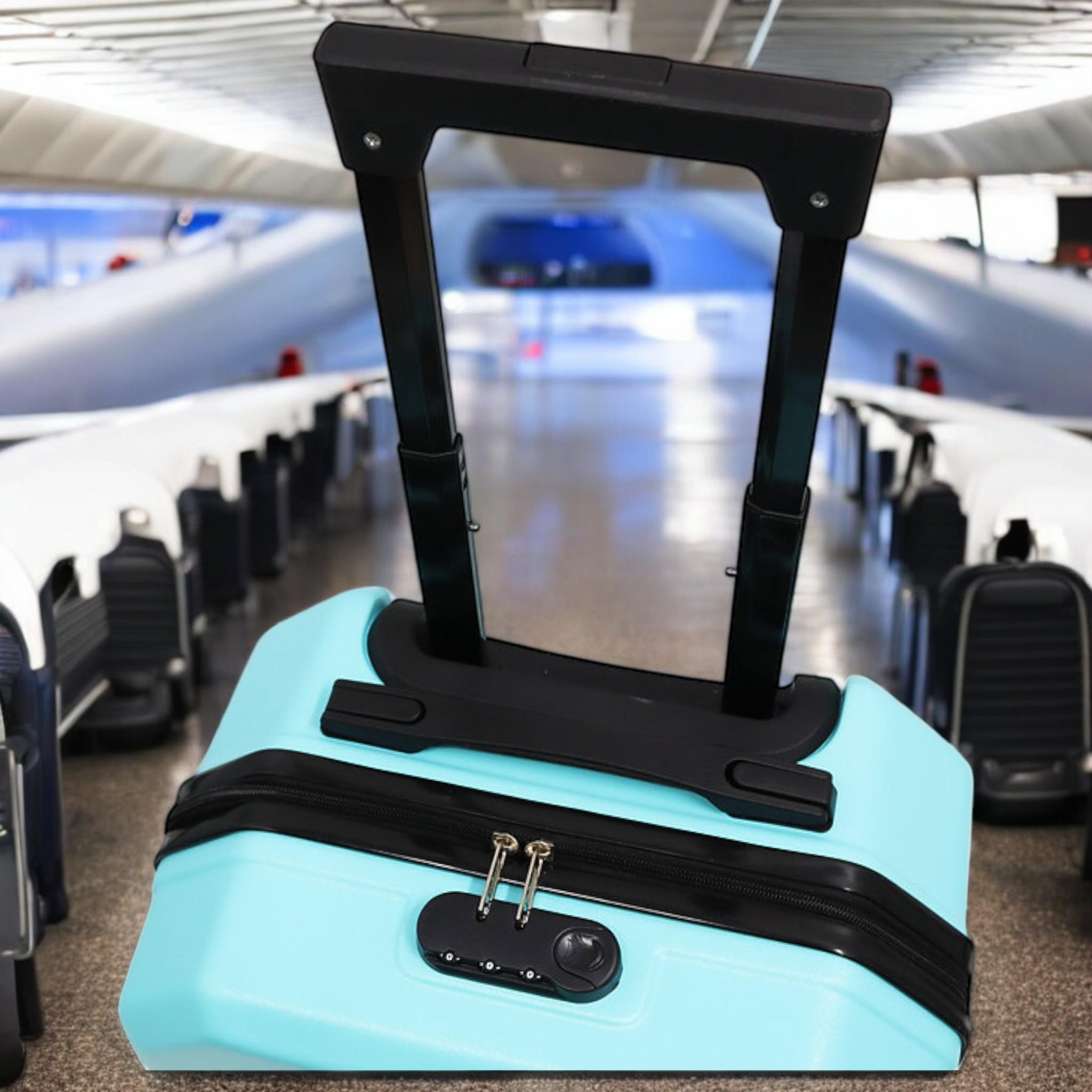 Валіза дитяча H&H Minty Bunny ABS-пластик на 4 коліщатках з кодовим замком 35 л (S_F-3) - фото 4