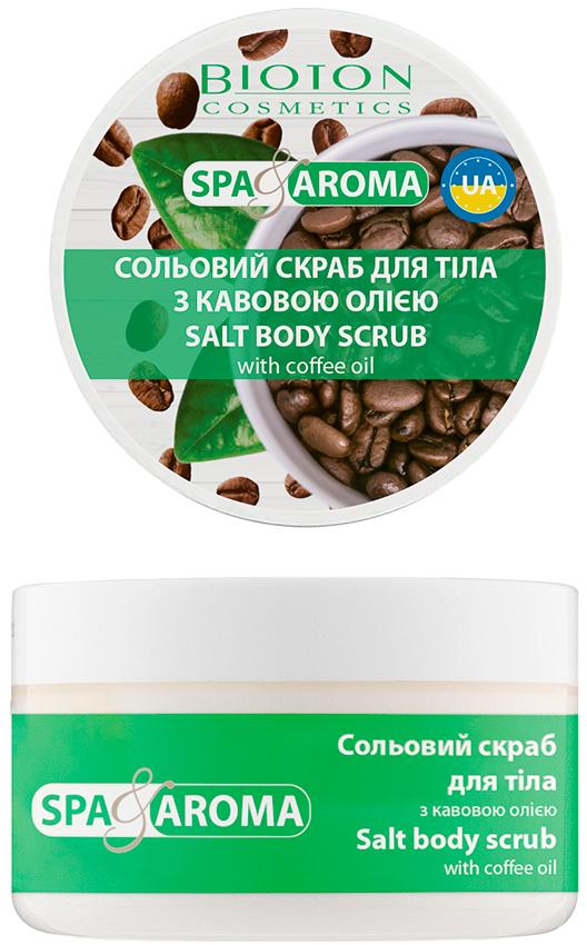 Скраб для тела соляной Bioton Cosmetics Spa & Aroma с кофейным маслом 250 мл (13434) - фото 2