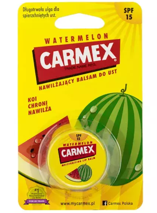 Бальзам для губ Carmex зі смаком кавуна банка 7,5 г