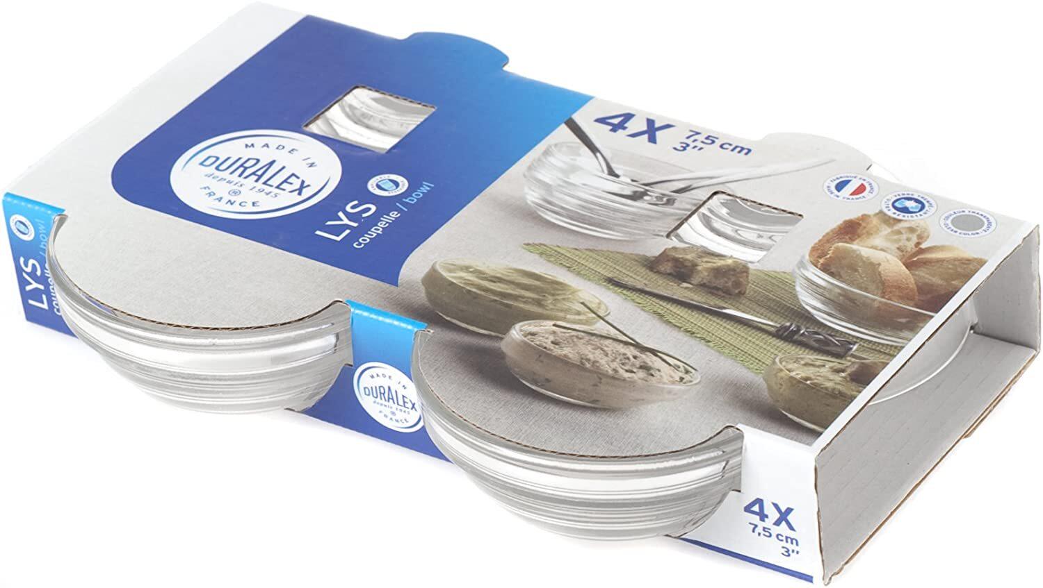 Набор салатников Duralex Gigogne 4 шт. 70 мл (30360666) - фото 2