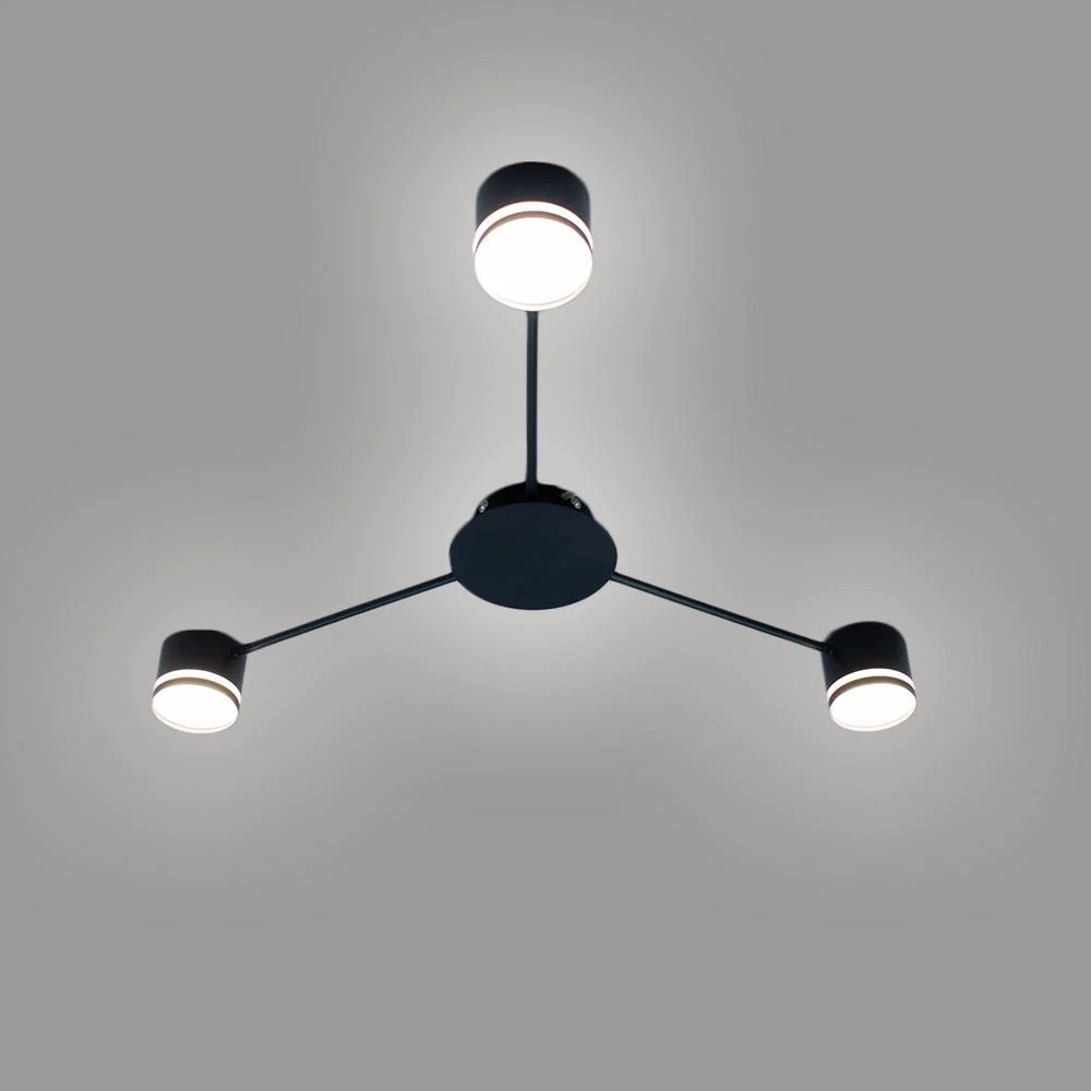 Люстра ESLLSE GUSTAV 3R 850x85 мм на 3 лампи GX53 Чорний (10489) - фото 1 Люстра ESLLSE GUSTAV 3R 850x85 мм на 3 лампи GX53 Чорний (10489) - фото 1