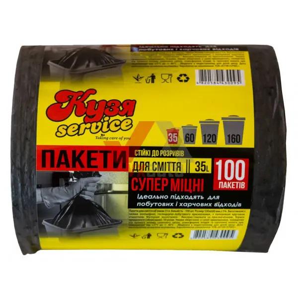 Мусорные пакеты KS-1034 Кузя Эконом 35 л 100 шт. (605185)