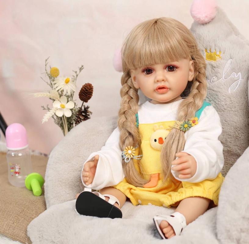 Лялька Аурелія Reborn Doll Вінілова можна купати