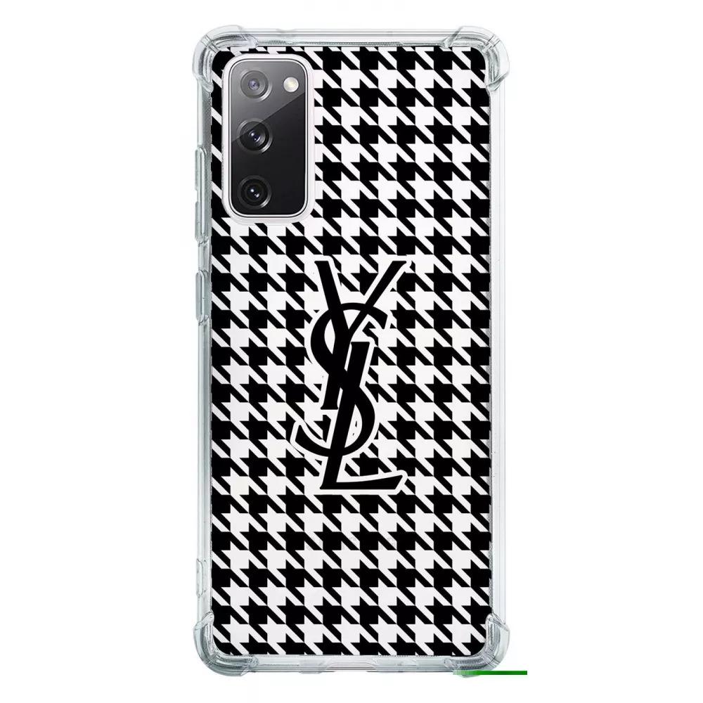 Чехол Love Brands Clear Case для телефона Oppo A96 силикон Saint Laurent
