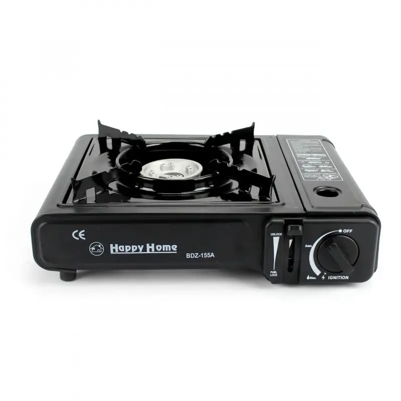 Газовий пальник туристичний Happy home BDZ-155A з п'єзопідпалом та кейсом (1756375584)
