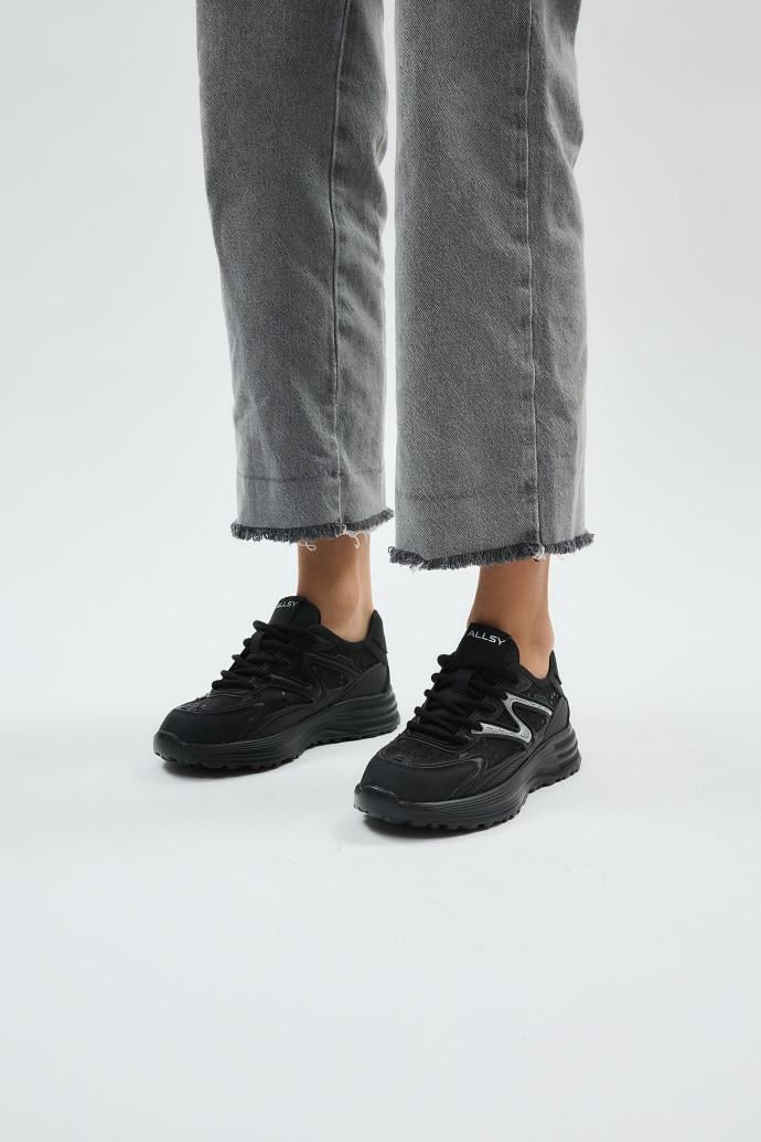 Кроссовки женские летние ALLSY р. 37 Черный (196322)