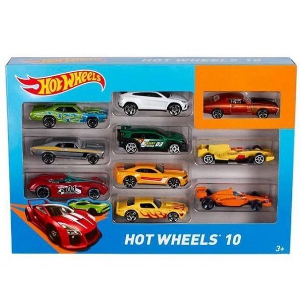 Набір базових автомобілів Hot Wheels 10 шт. (54886) Набір базових автомобілів Hot Wheels 10 шт. (54886)
