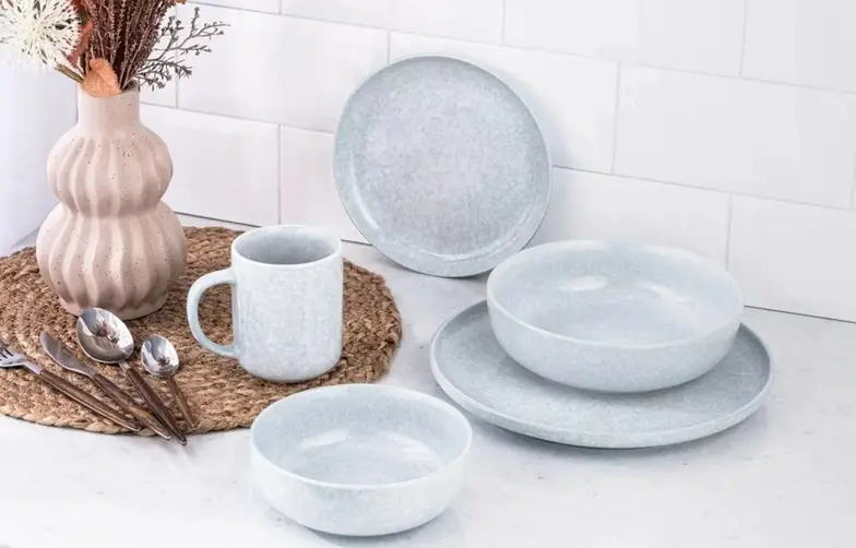 Сервіз столовий Ardesto Loreto AR0024LB 24 пр. Блакитний (8-6-5086654)