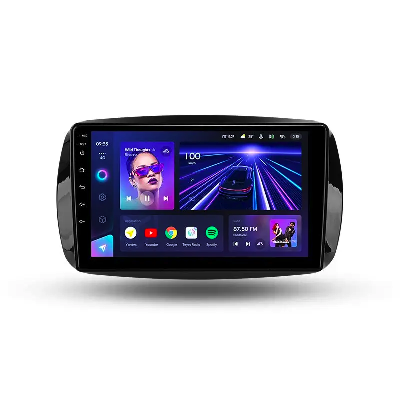 Автомагнитола штатная Teyes для Mercedes Benz Smart Fortwo 3 C453 A453 W453 2014-2020 Android СС3 6+128G 360° (1740497014)