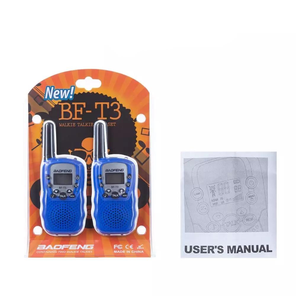 Комплект з двох портативних рацій Baofeng BF-T3 Синій - фото 6 Комплект з двох портативних рацій Baofeng BF-T3 Синій - фото 6