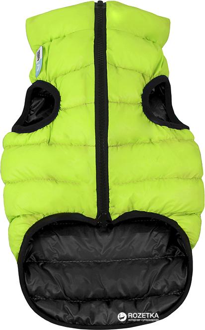 Курточка для большиx собак AiryVest двусторонняя L55 Салатово-черный (2570)