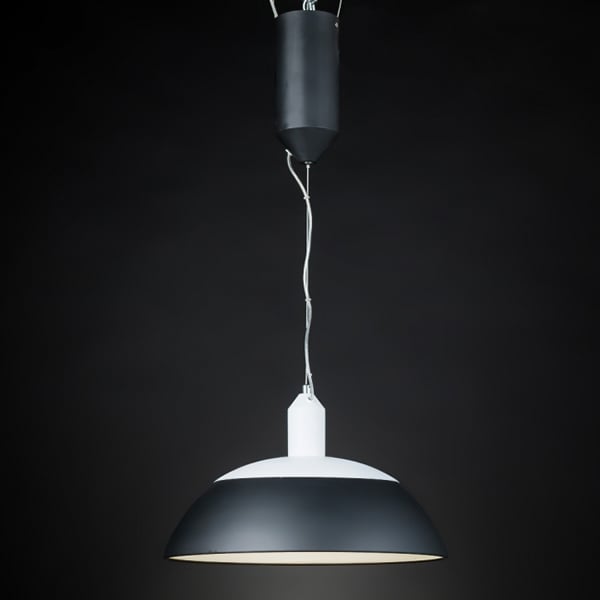 Люстра-підвіс Flora металева Чорно-білий (ZW009/1)